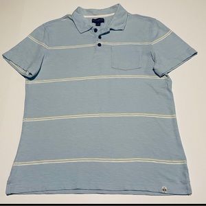 Banana Republic Striped Polo Shirt For Men Size Medium Pre-owned.